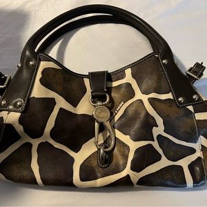 Dooney giraffe print bag